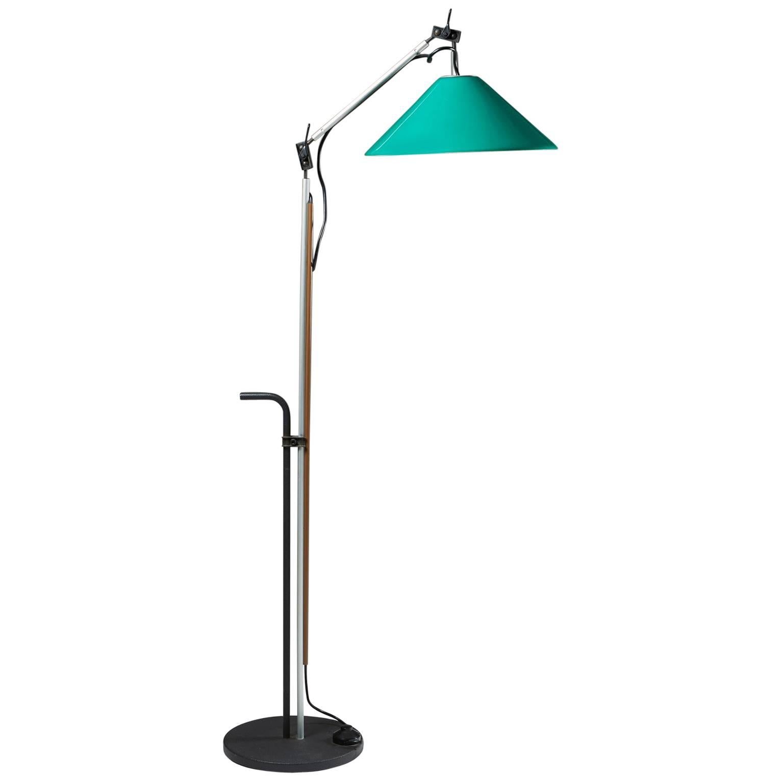 Adjustable Floor Lamp Designed by Enzo Mari for Artemide, Italy, 1970s