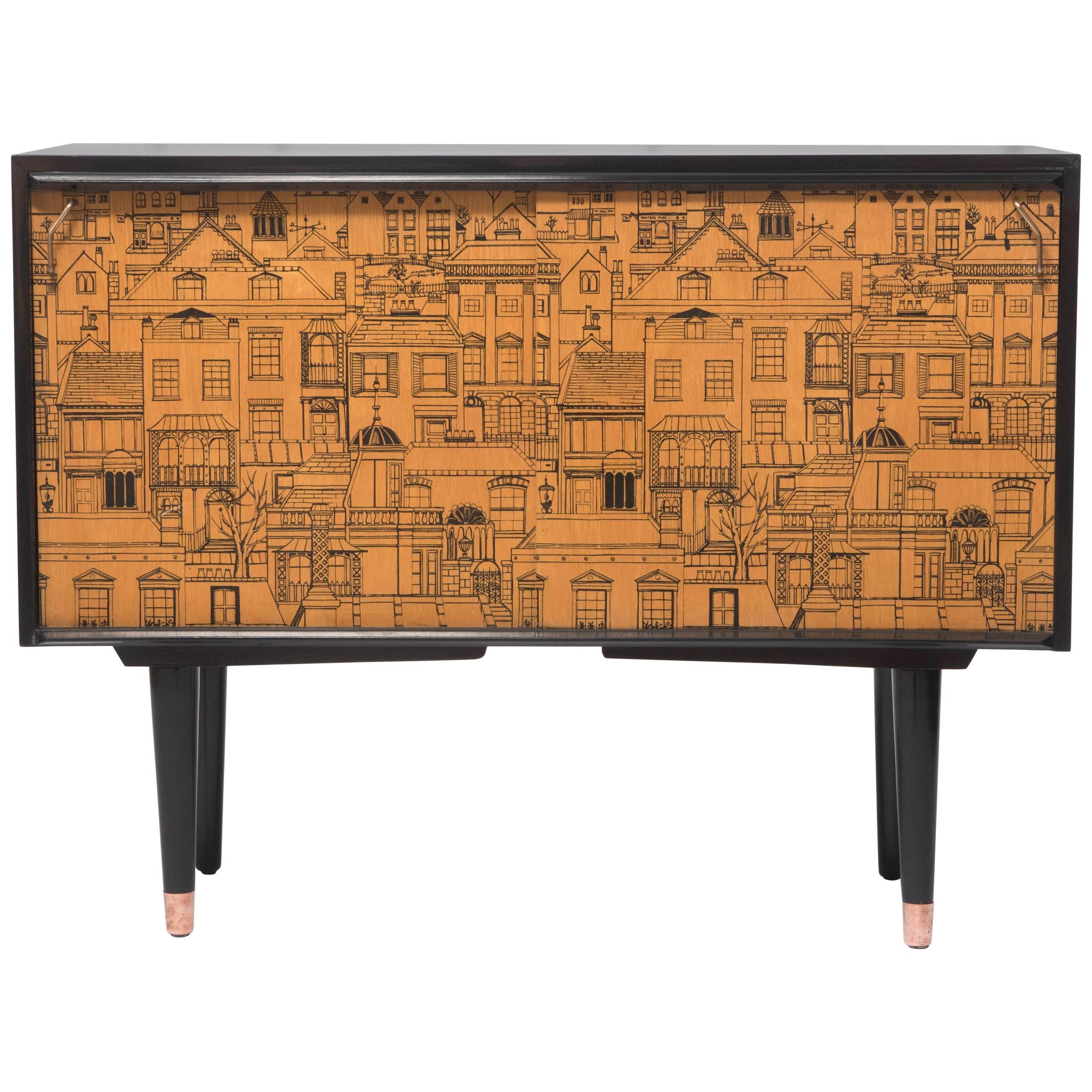 Floor Cabinet by G.W. Evans and Designed by Robert Heritage, England, circa 1954