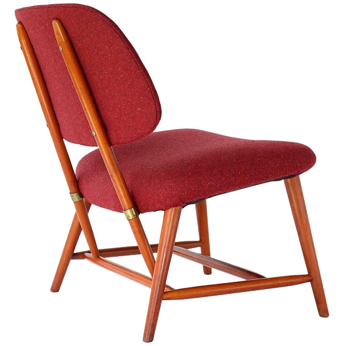 Te-Ve Slipper Chair by Alf Svensson