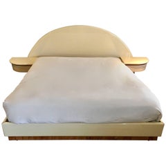 King-Size European Platform Bed in the Manner of Pierre Cardin, circa 1978
