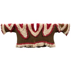 Antique Extremely Rare Pre-Columbian Chimu Gauze Poncho Textile, Peru, 1000-1450 AD