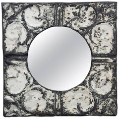 Industrial Square Tin Ceiling Tile Mirror