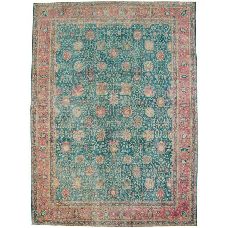 Vintage Indian Lahore Rug For Sale at 1stdibs