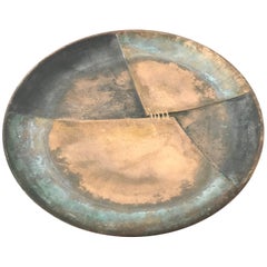 Esa Fedrigolli Bronze Icaro Large Italian Plate