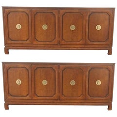 Retro Pair of Credenzas/Buffets by Davis Cabinet Company