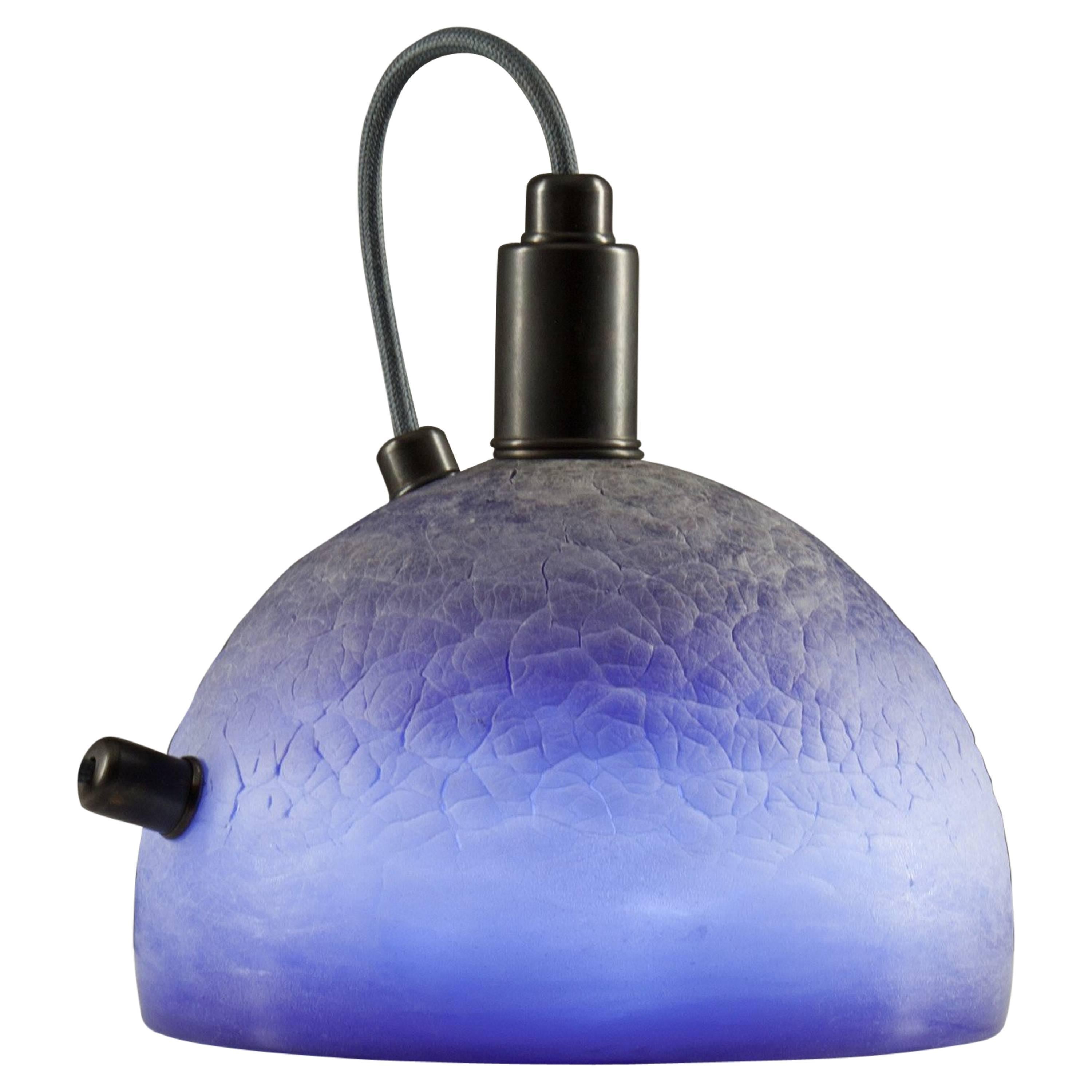 Contemporary Handblown Glass Table Lamp by Emrys Berkower for Tokenlights For Sale