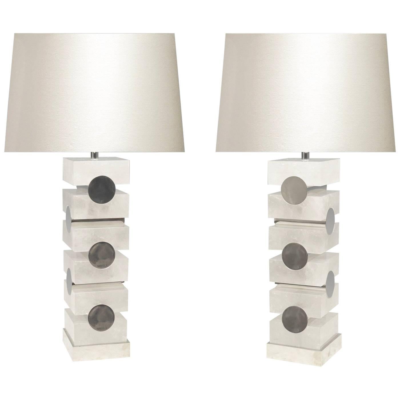 Lampes en cristal de roche HH1 de Phoenix