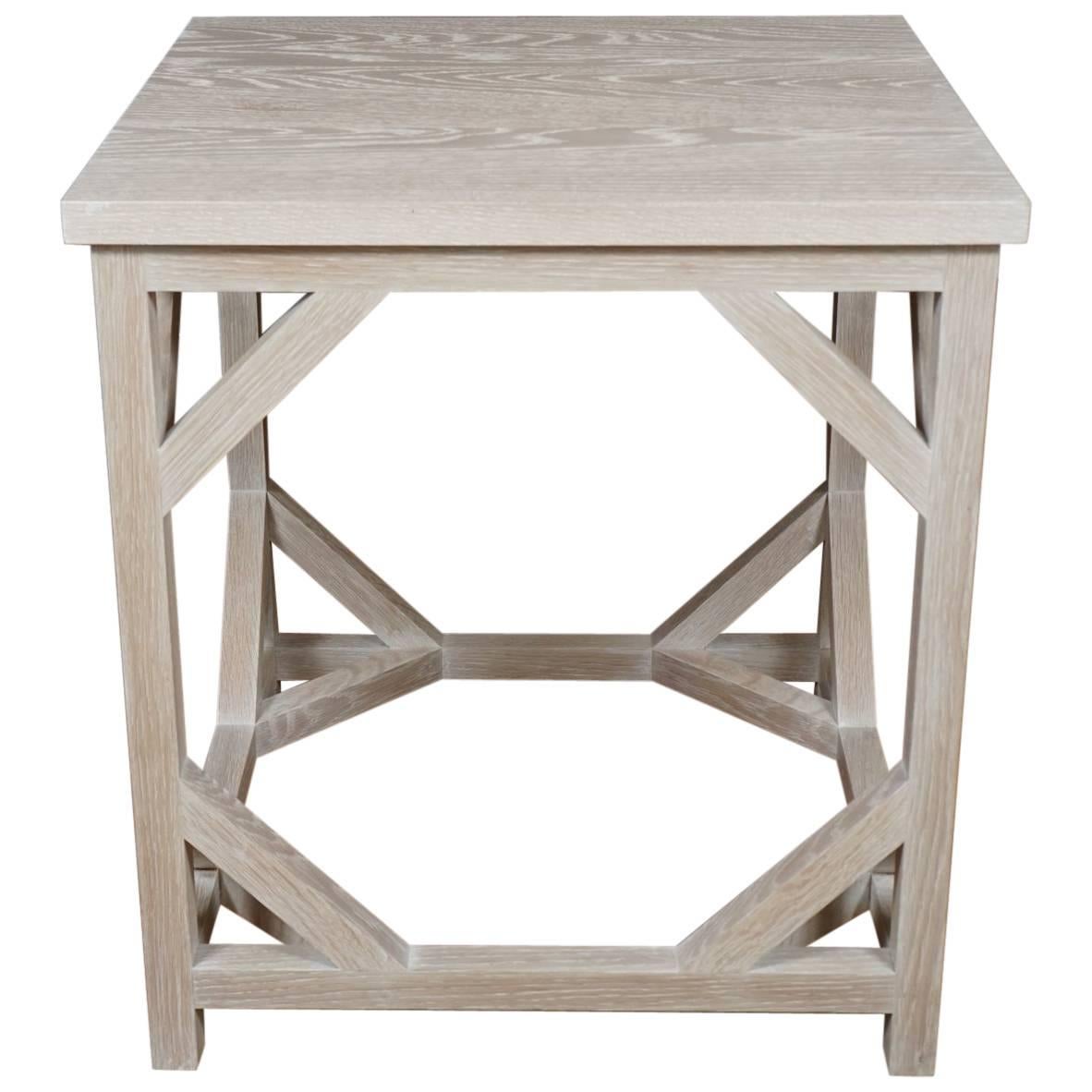 White Oak Side Table