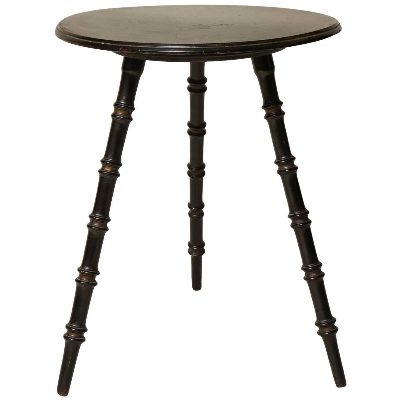 Ebonized "Gypsy" Table