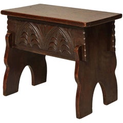 Arts & Crafts Gothic Stool