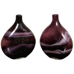 Deep Purple Vases