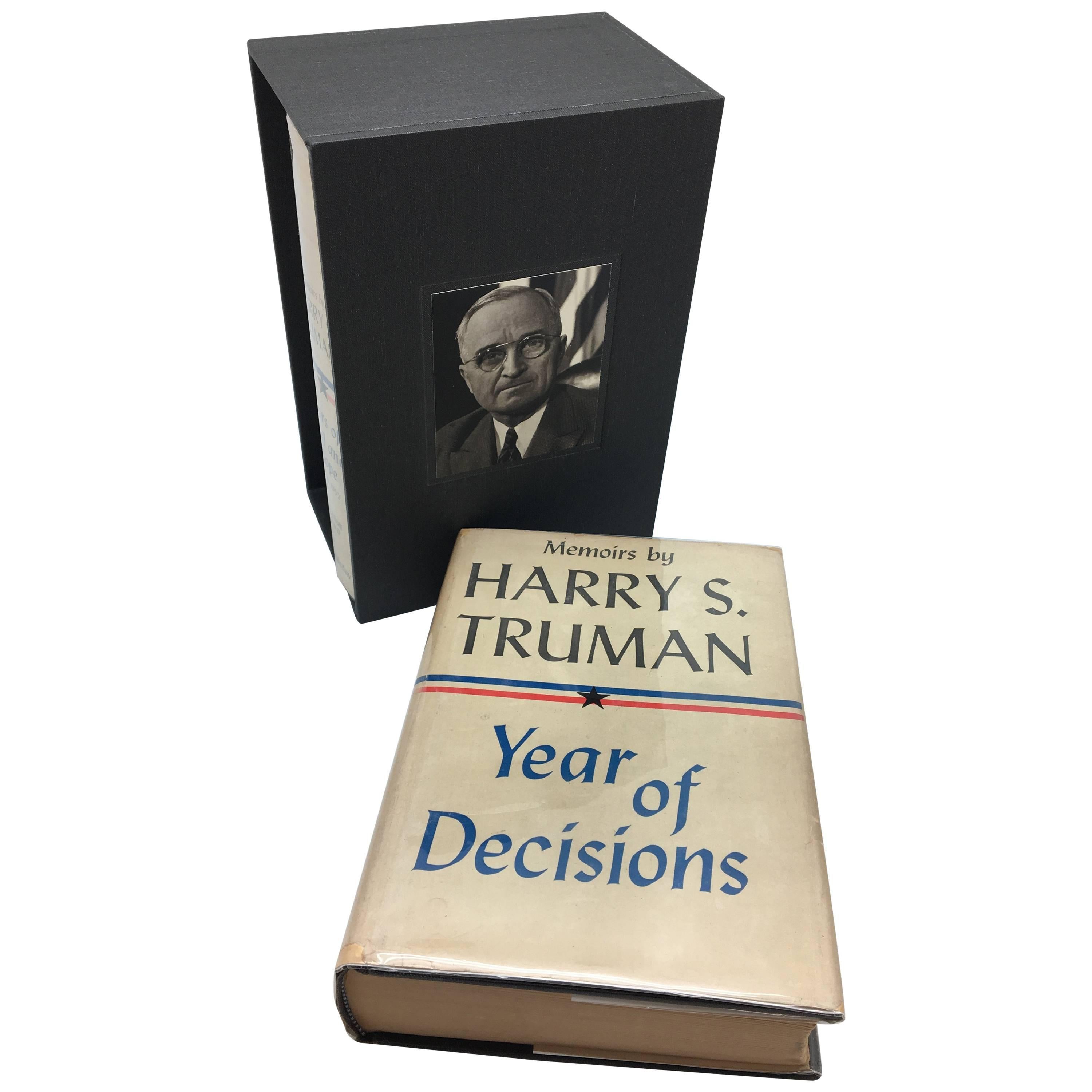 Harry Truman Signed First Edition Set of His Memoirs, Dated March 3, 1956