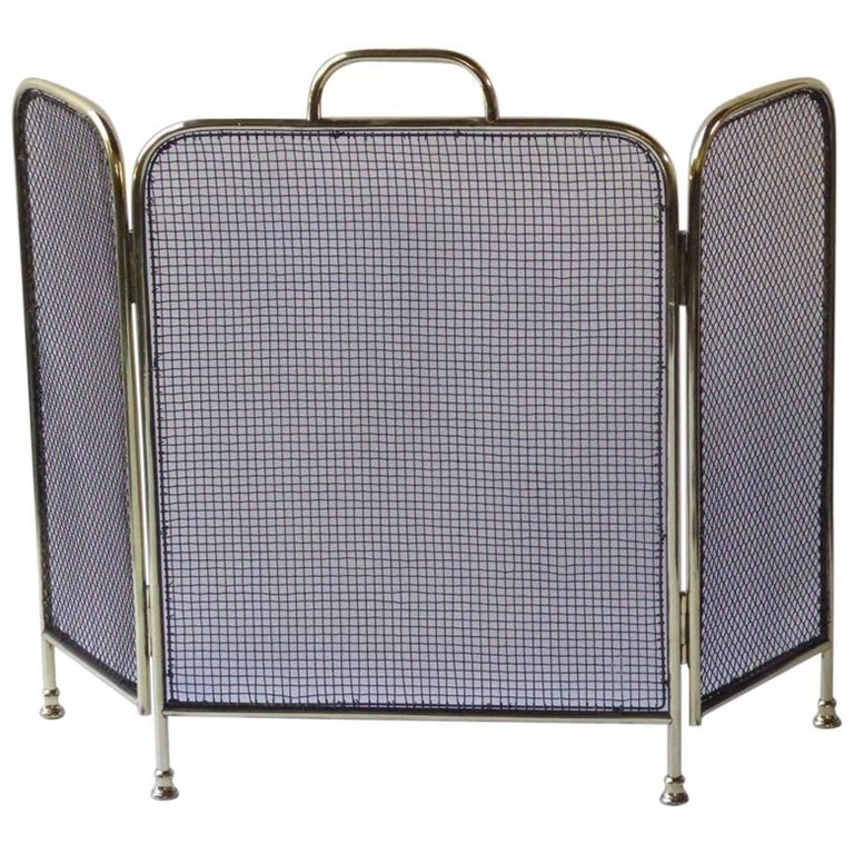 Victorian Style Fireplace Screen or Fire Screen at 1stdibs