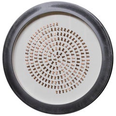 Abe Double Spiral, Lincoln Penny Heads, One-of-a-kind Piece by Stacey Lee Webber