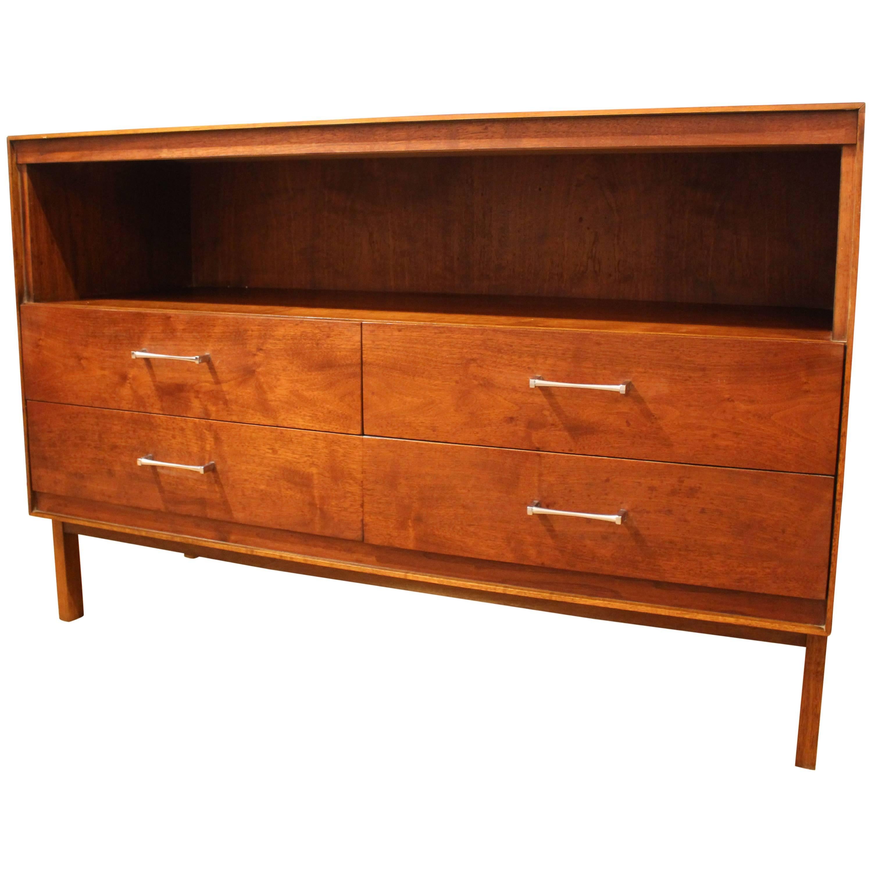 Lane Furniture Dovetailed Walnut Credenza or Media Console