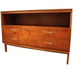 Lane Furniture Dovetailed Walnut Credenza or Media Console