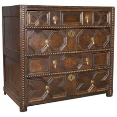 Antique Chest of Drawers, English, Oak, Late 17th Century, circa 1690