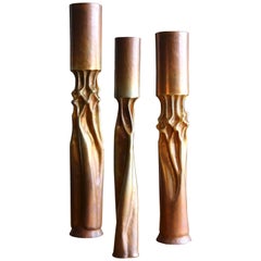 Set of "Tortured" Candlesticks by Thomas Roy Markusen