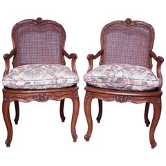 Pair of Louis XV Fauteuil's