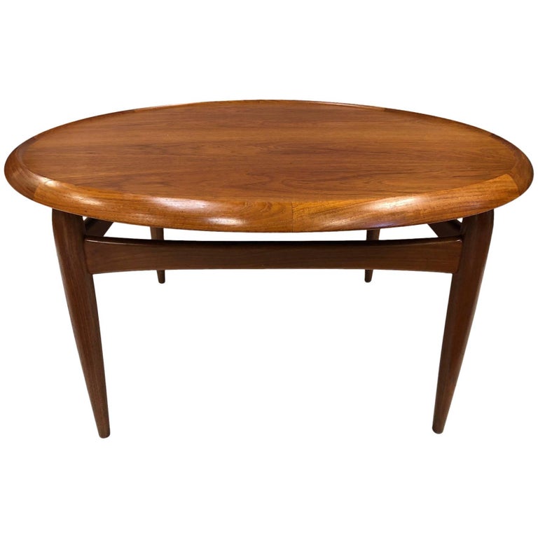 Danish Teak Reversible Top Coffee Table For Sale at 1stdibs