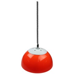 Lámpara Colgante Retráctil Brevettato Naranja