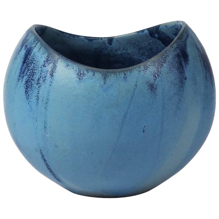 Andersen Design Large Blue Ceramic Vase at 1stDibs