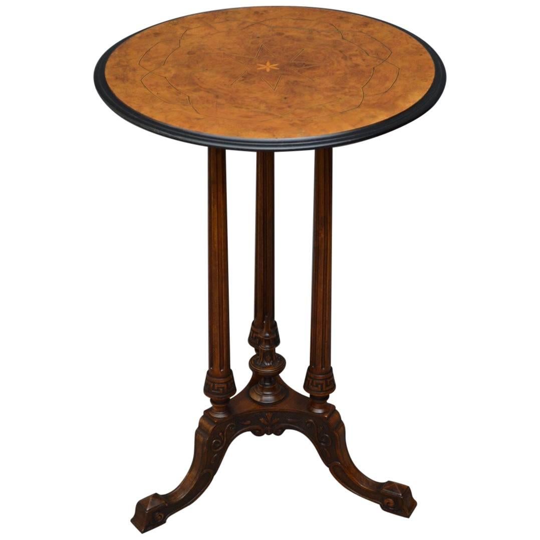 Victorian Walnut Occasional Table