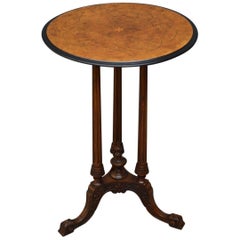 Victorian Walnut Occasional Table
