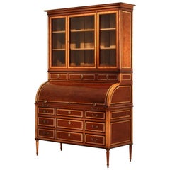 19th Century French Cylinder Bureau