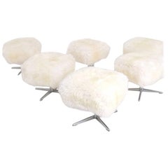 Sheepskin Stools, 20th Century