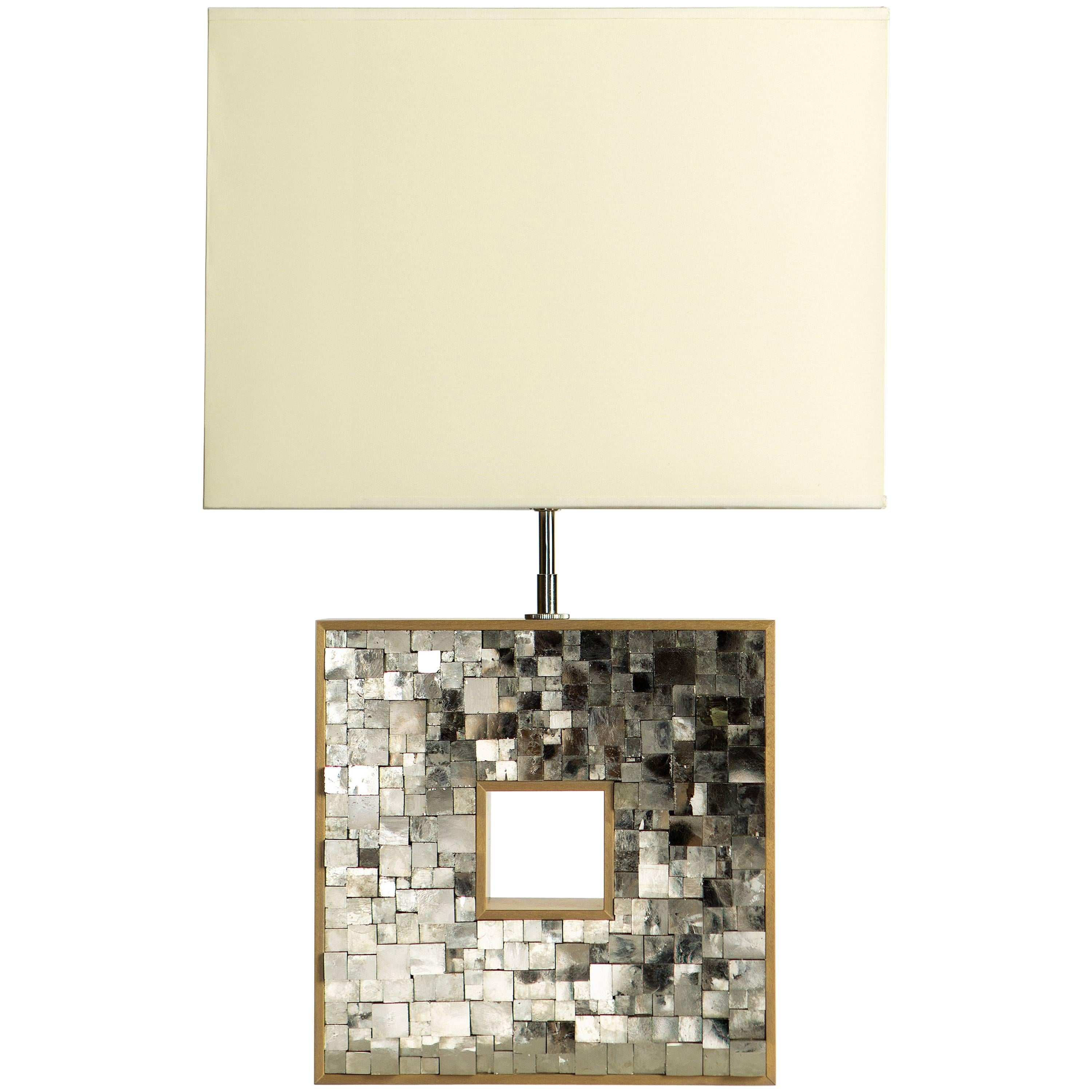 French Art Deco Inspired Pyrite Lamps designed by Jallu model Soriano For Sale