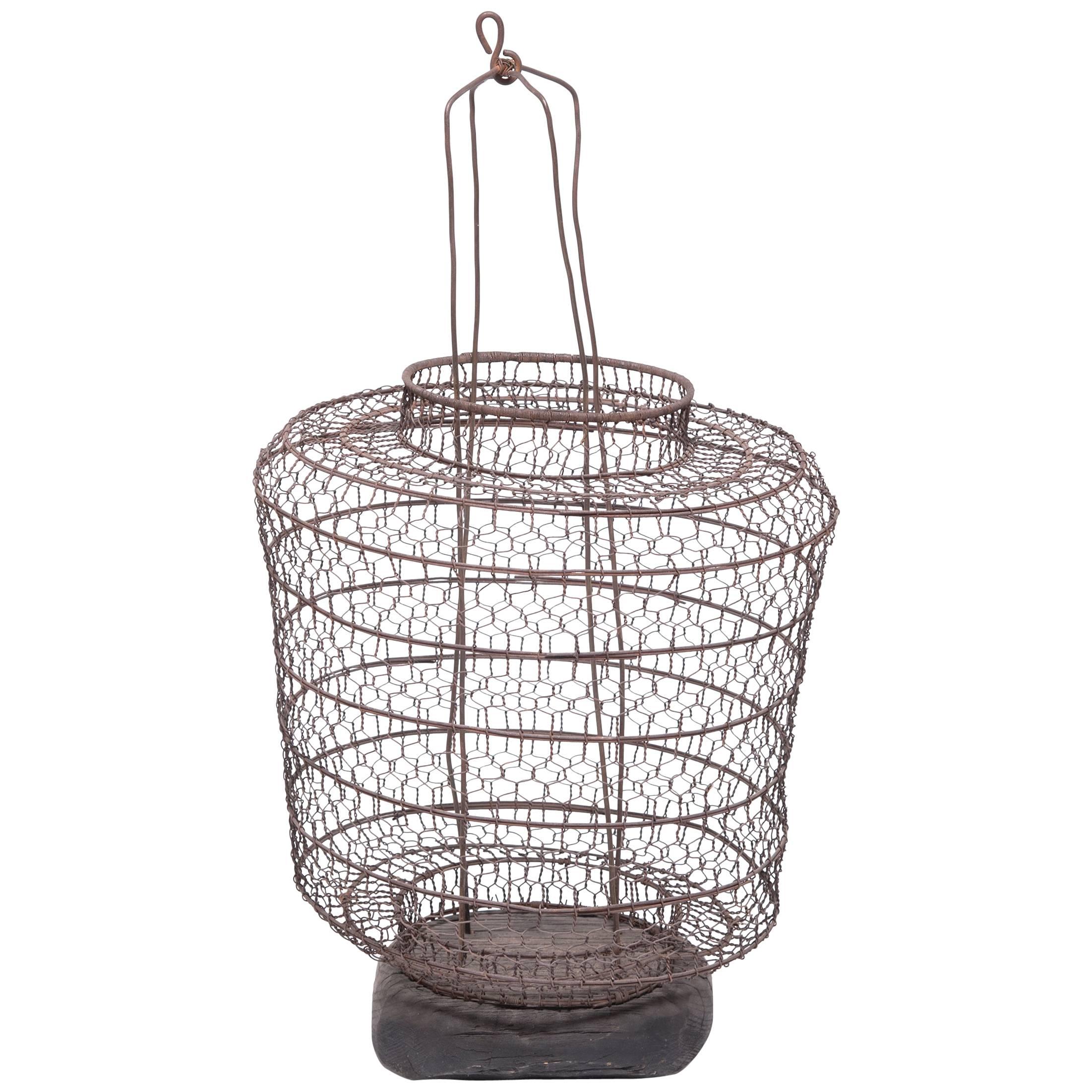 19th Century Chinese Twisted Wire Lantern