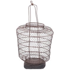 Used 19th Century Chinese Twisted Wire Lantern