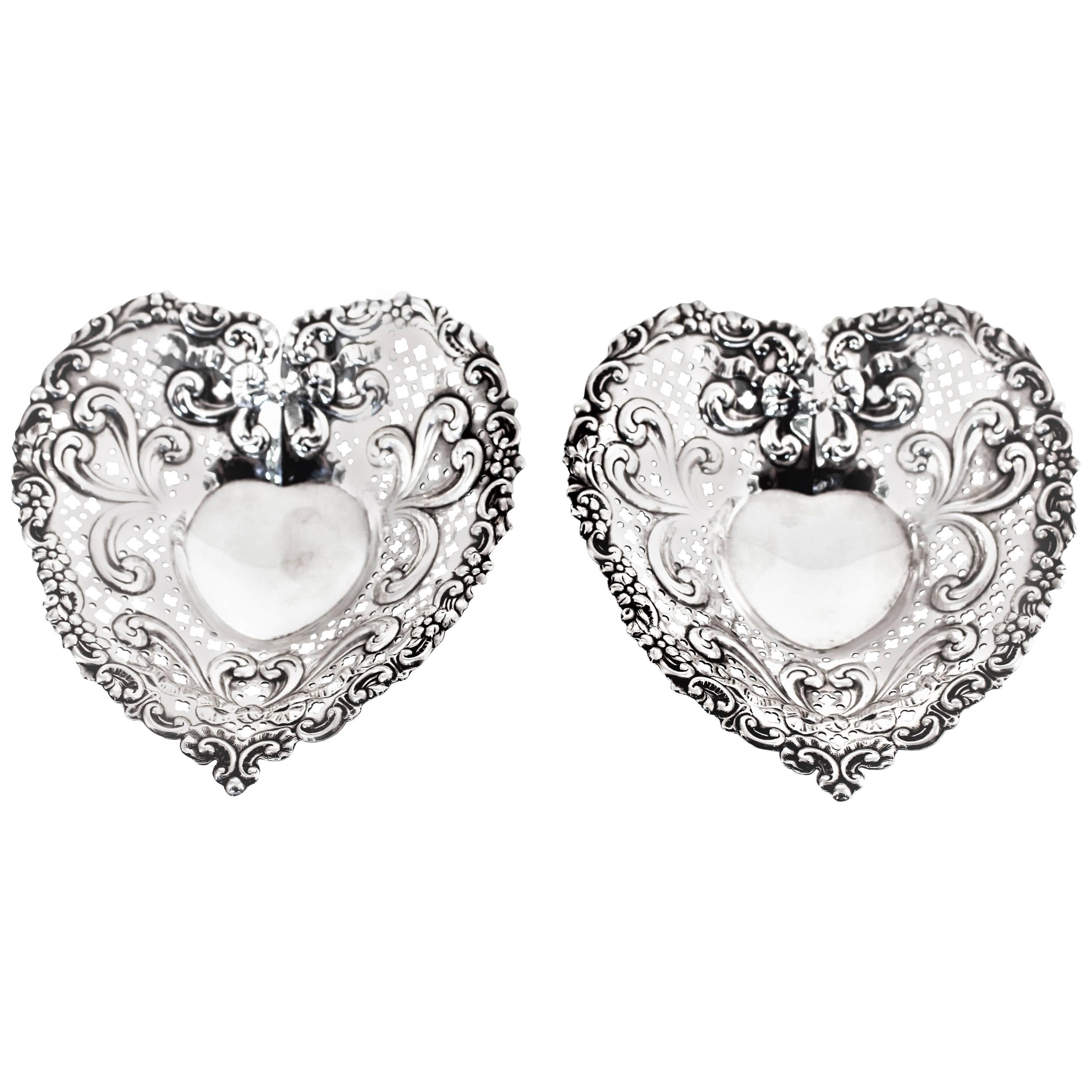 Pair of Heart Dishes