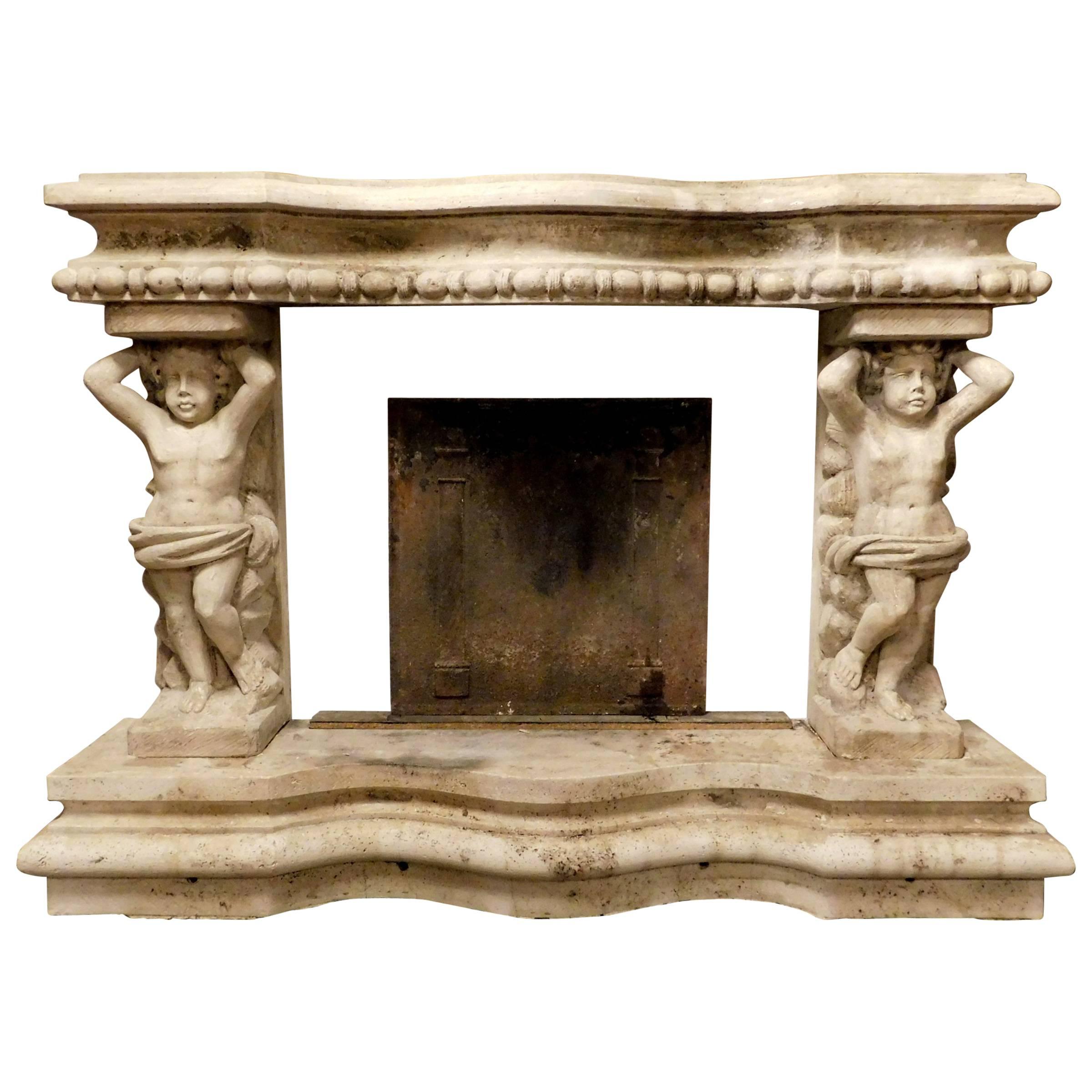 Antique Fireplace Mantel