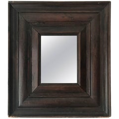 Antique French Carved Wood Mirror