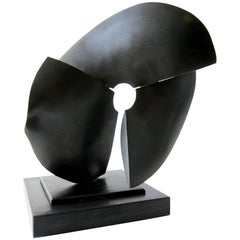 Ron Bennett Bronze Modernist Table Sculpture