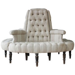 Antikes Boudoir-Sofa aus dem 19. Jahrhundert:: Frankreich