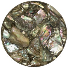 Vintage Abalone Shell Trivet