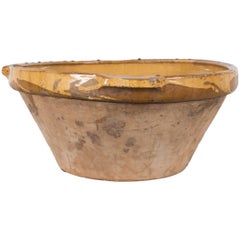 Large 19th Century French Provencal Terracotta Tian Bowl