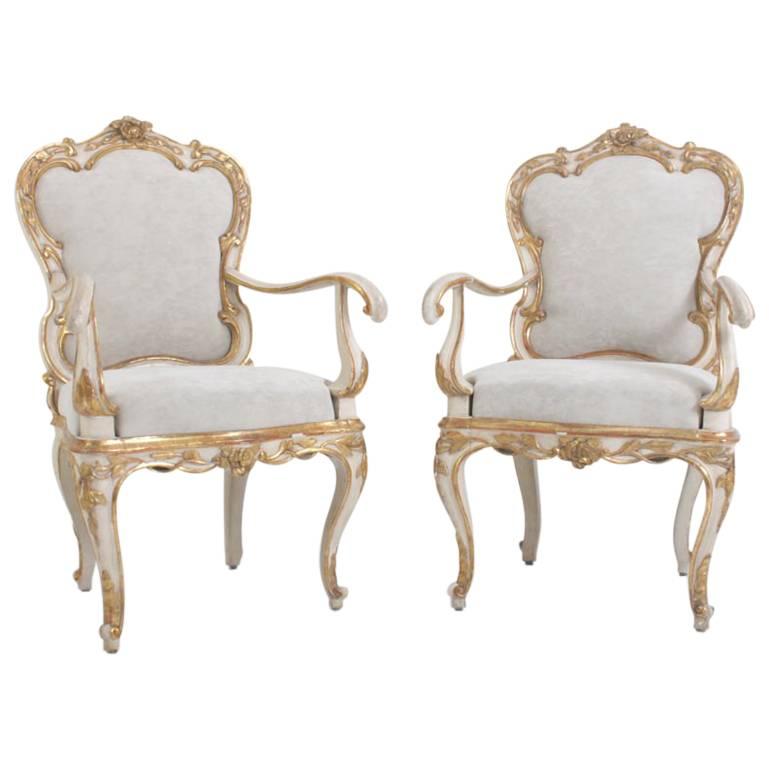 Armchairs, Italy, Second Half of the 18th Century