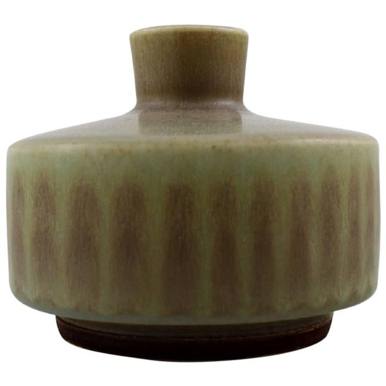 Vase en céramique Berndt Friberg Studio, design suédois moderne, unique, fait à la main
