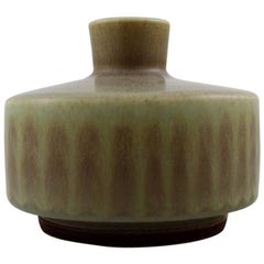 Vintage Berndt Friberg Studio Ceramic Vase, Modern Swedish Design, Unique, Handmade