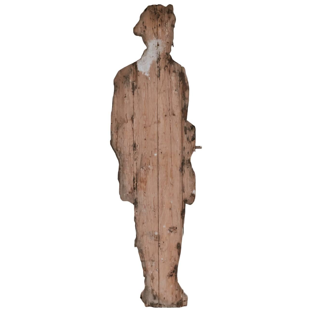 19th Century Dummyboard, Folk Art from Sweden For Sale