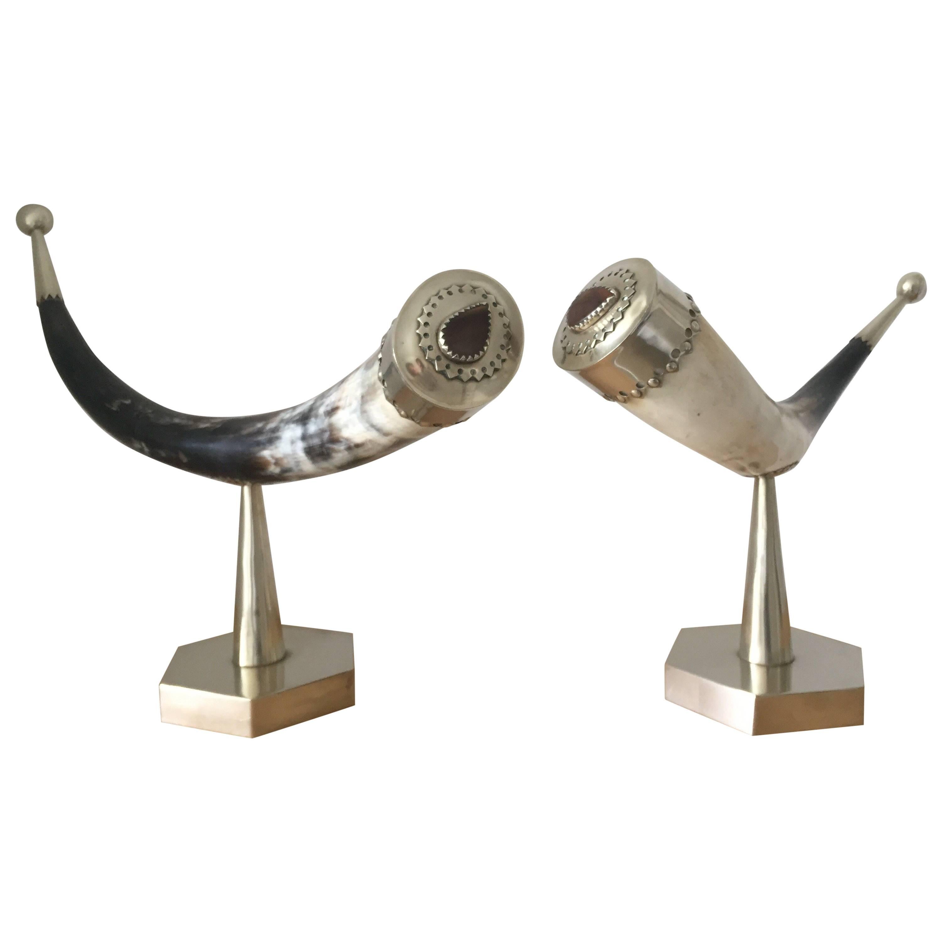 1970s Anthony Redmile Mounted Horns For Sale