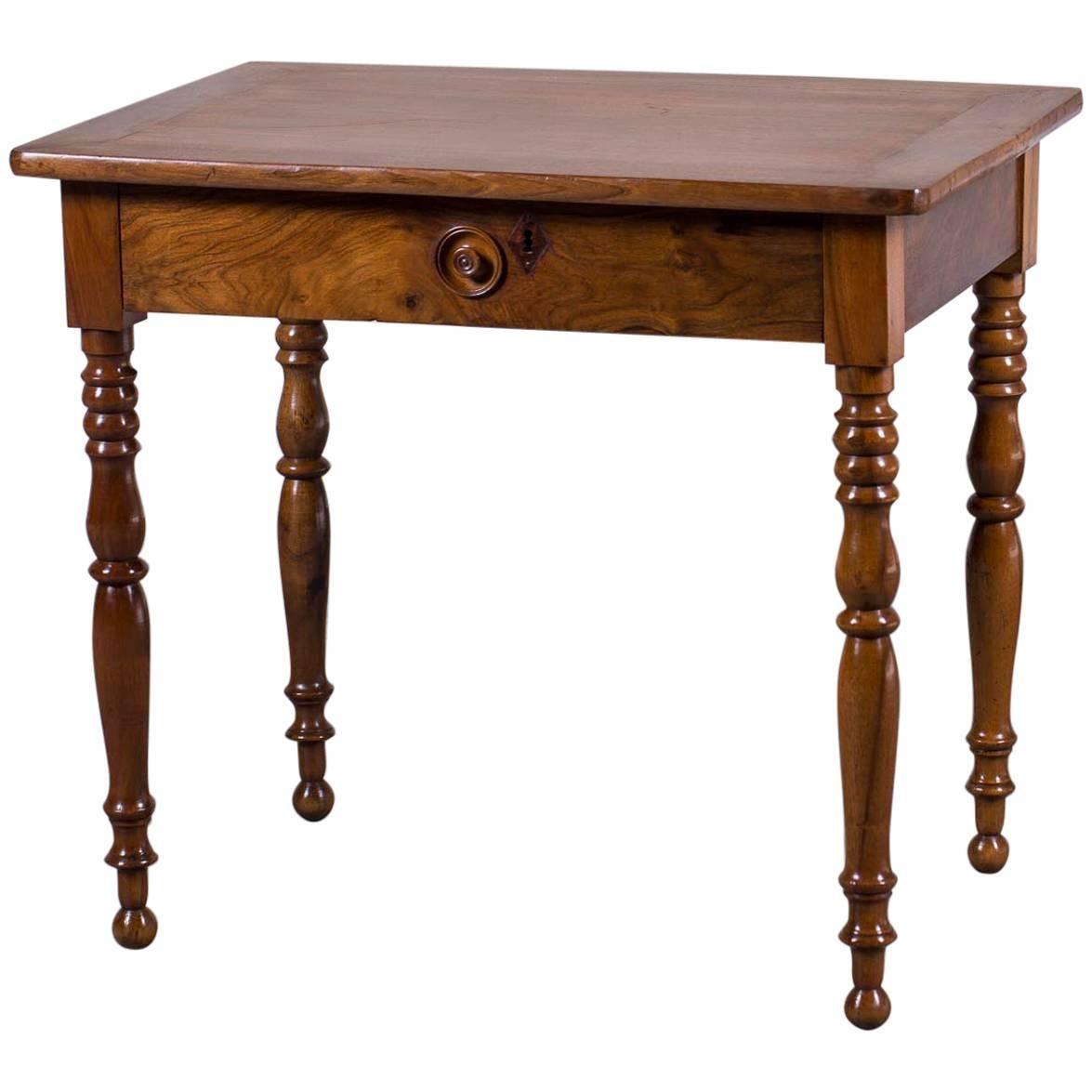 Antique French Louis Philippe Walnut Table, circa 1850