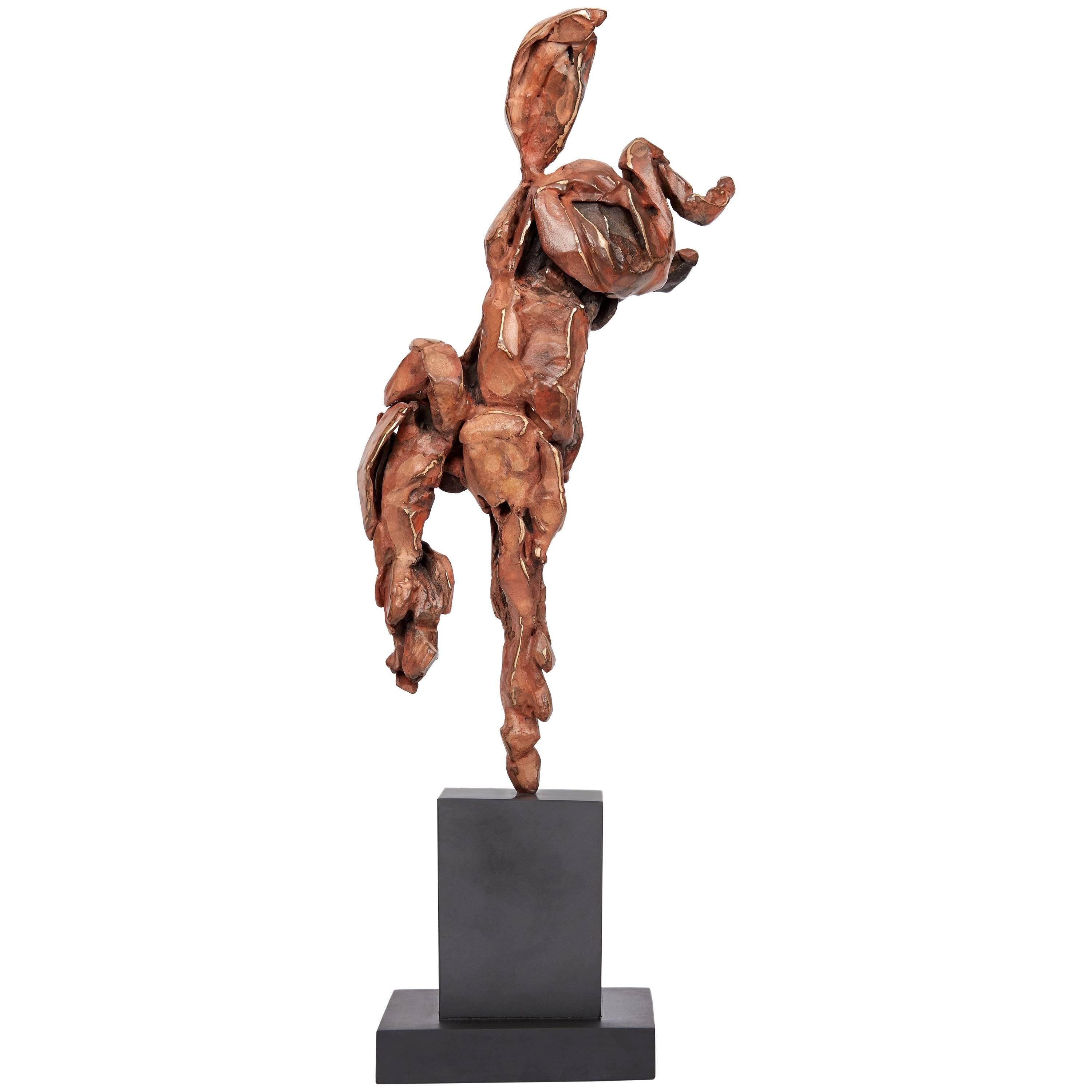 "Flame" Bronze Horse Sculpture For Sale