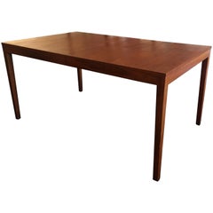 George Nelson Walnut Extension Dining Table, Herman Miller, 1950