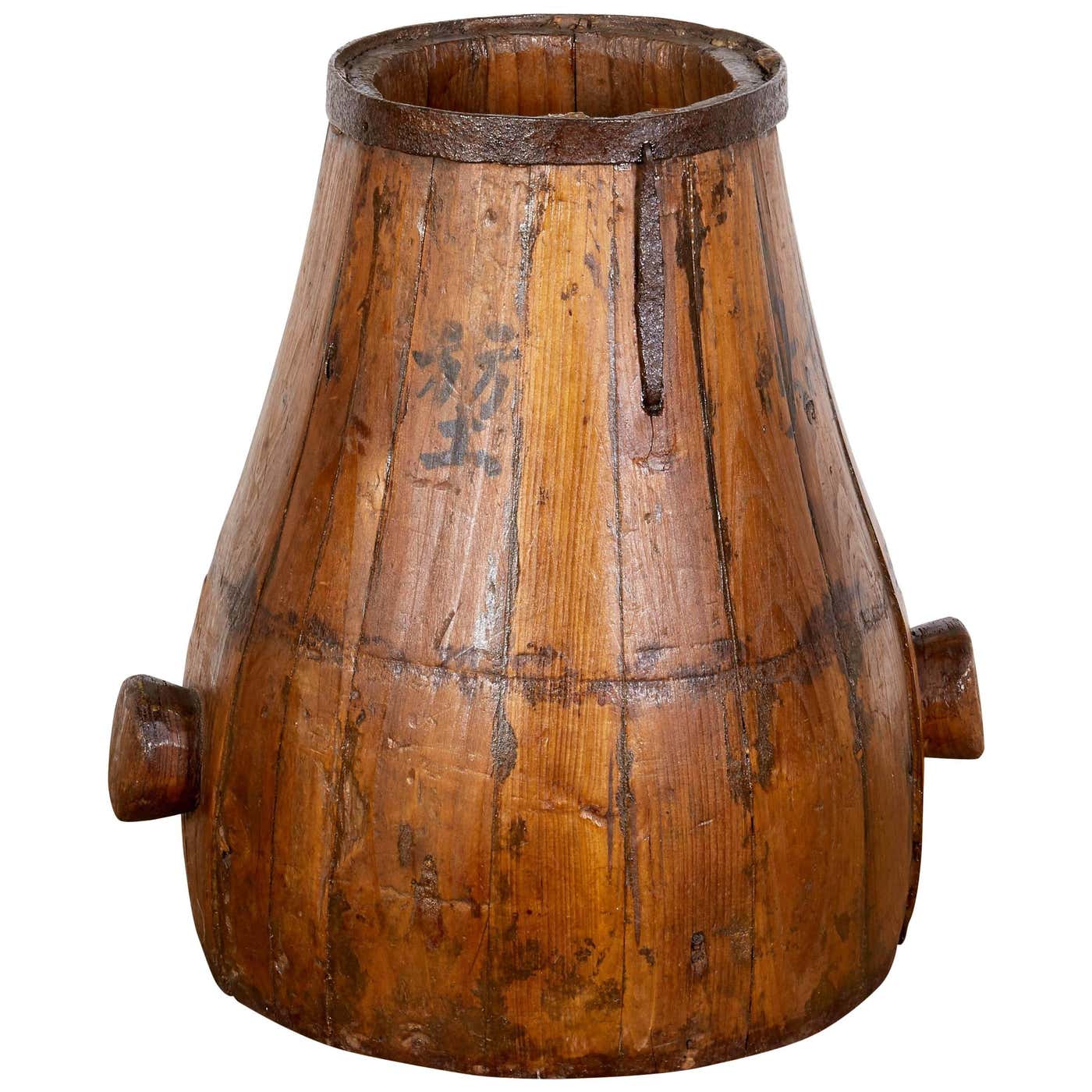 Gracefully Shaped Antique Chinese Rice Container at 1stDibs | antique ...