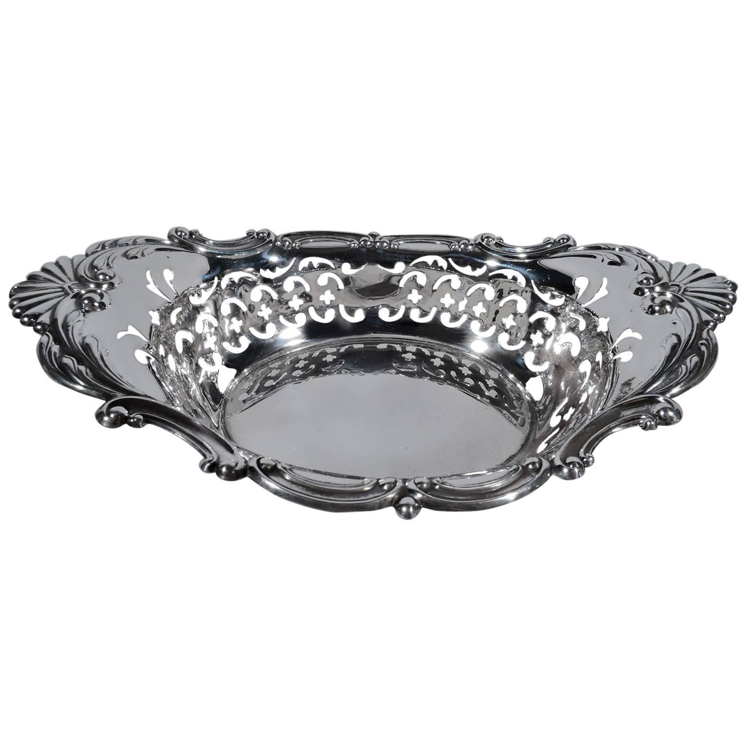 Gorham Classical Pierced Sterling Silver Bowl